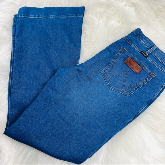 NWOT Wrangler Women's Retro High Rise Trouser Boot Flare Stretch Sz 31x36 - Picture 5 of 15